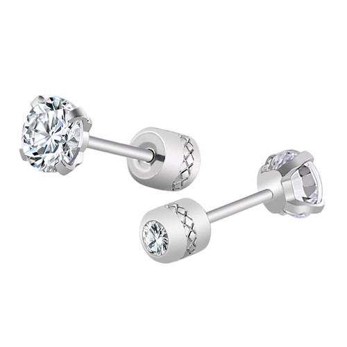 Ohrstecker edelstahl zirkonia - ohrstecker,