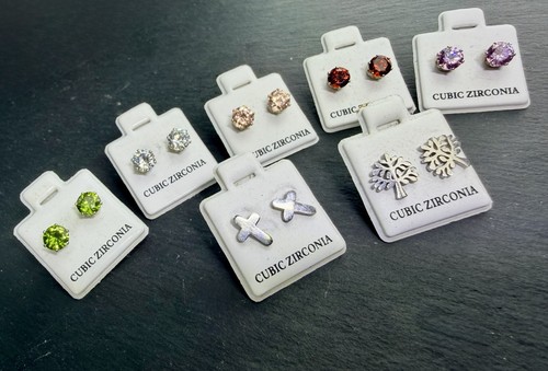 Eine unisex ohrringe - ohrringe, cubic