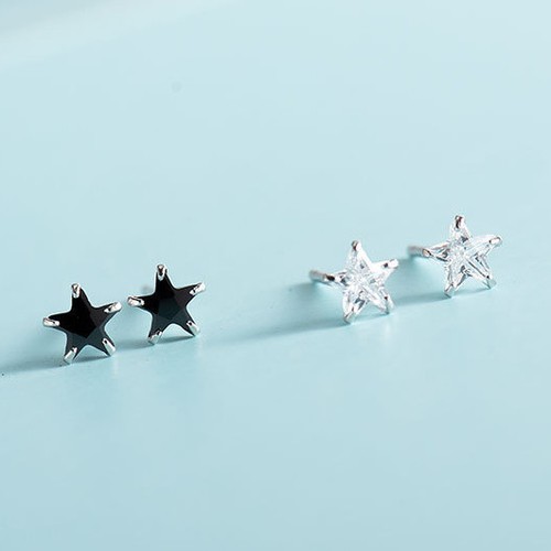 Mini ohrstecker stern - mini, sterling