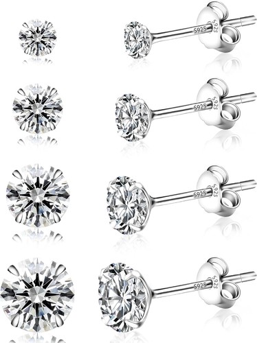 Ohrringe set silber 925 6 - silber, 4/6