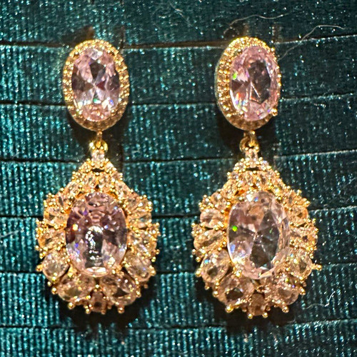 Goldfarbene kristall strass - kristall,