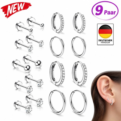 Ohrringe set silber - ohrringe, ohrstecker