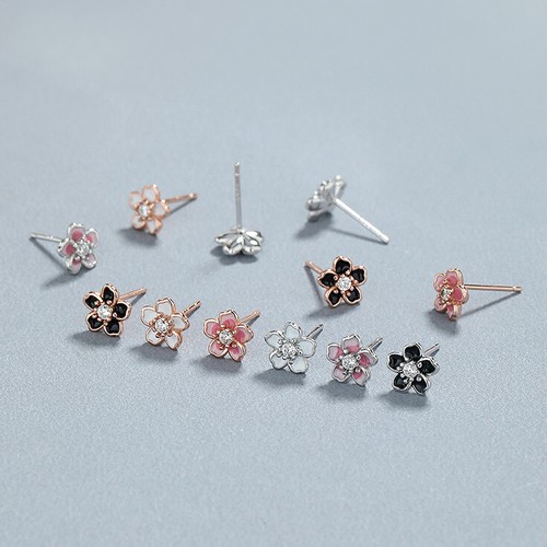 Kleine ohrstecker kirschblüte - ohrstecker,