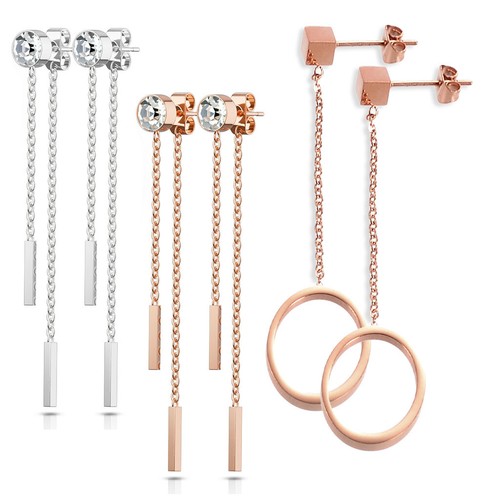 Ohr stecker edelstahl ohrringe - ohr,